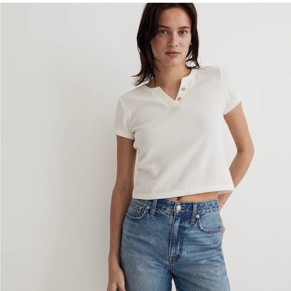 Madewell Split-Neck Henley Tee